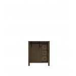 Marsyas Veluti 30" Rustic Brown Vanity Cabinet Only