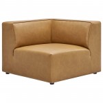 Mingle Vegan Leather 7-Piece Sectional Sofa