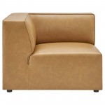 Mingle Vegan Leather 7-Piece Sectional Sofa