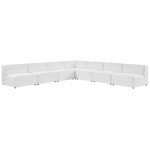 Mingle Vegan Leather 7-Piece Sectional Sofa