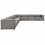 Mingle Vegan Leather 7-Piece Sectional Sofa