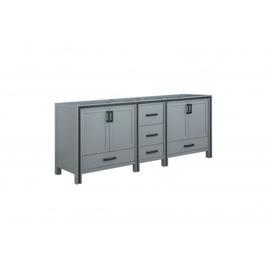 Ziva 84" Dark Grey Vanity Cabinet Only