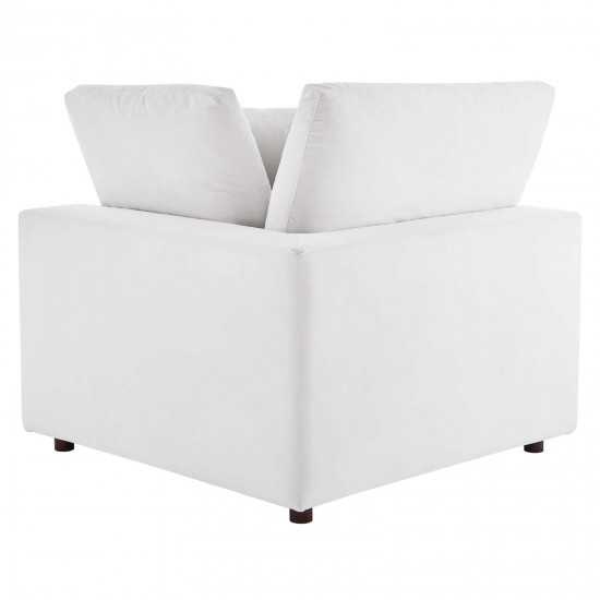 Commix Down Filled Overstuffed Performance Velvet 6-Piece Sectional Sofa