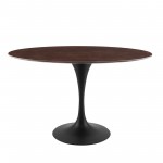 Lippa 48" Wood Oval Dining Table