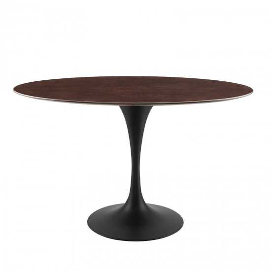 Lippa 48" Wood Oval Dining Table