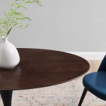 Lippa 48" Wood Oval Dining Table