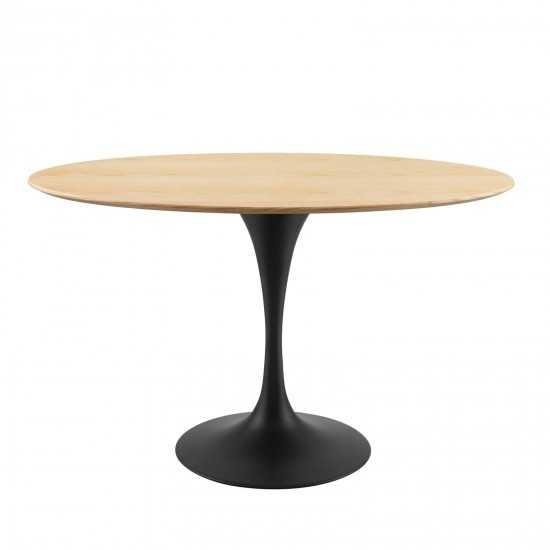 Lippa 48" Wood Oval Dining Table