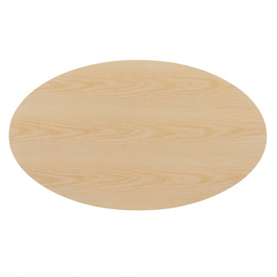 Lippa 48" Wood Oval Dining Table