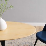 Lippa 48" Wood Oval Dining Table