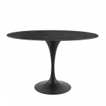 Lippa 48" Artificial Marble Dining Table