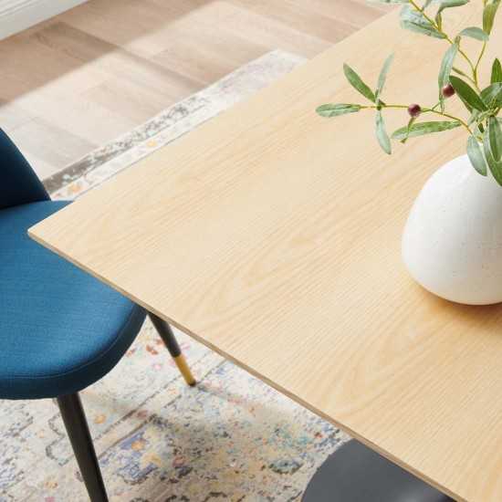 Lippa 47" Wood Square Dining Table