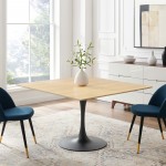 Lippa 47" Wood Square Dining Table