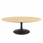 Lippa 48" Wood Oval Coffee Table