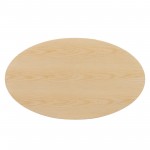 Lippa 48" Wood Oval Coffee Table