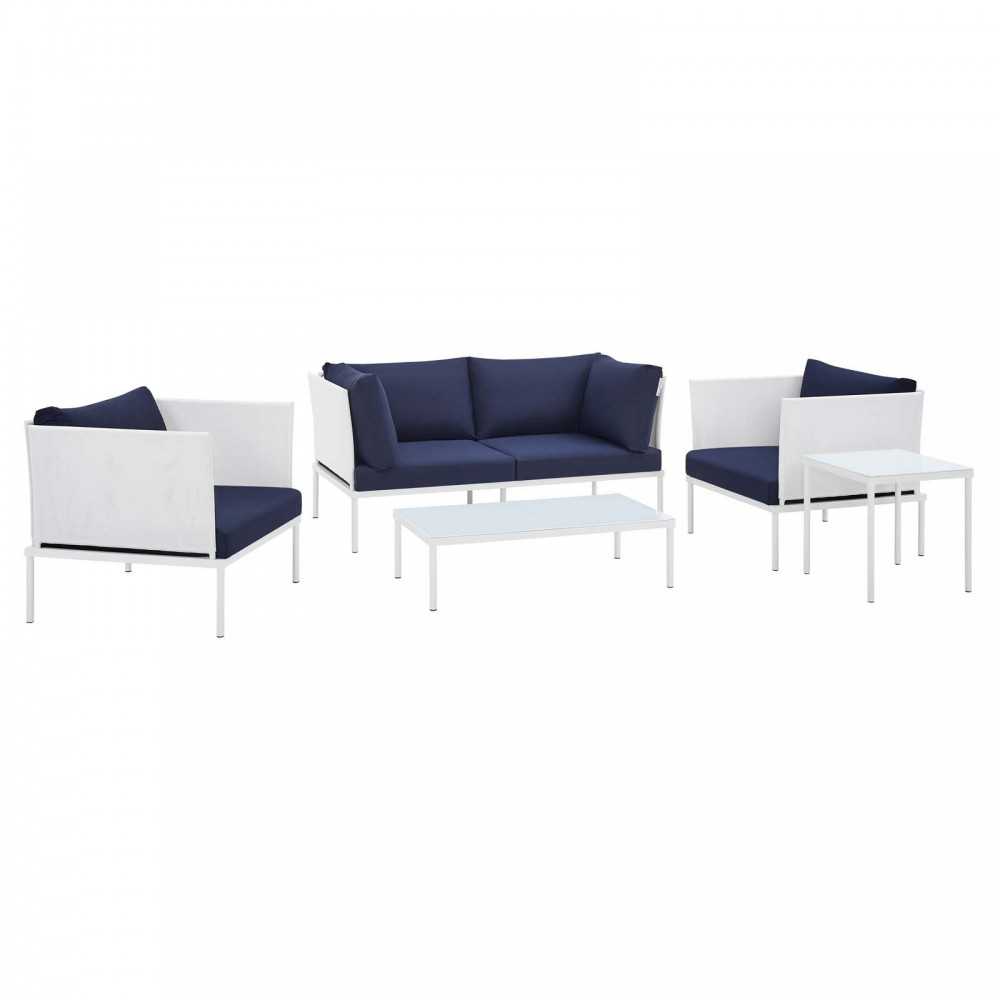 Harmony 5-Piece Sunbrella® Outdoor Patio Aluminum Furniture Set Harmony 5-Piece Sunbrella® Outdoor Patio Aluminum Furniture Set