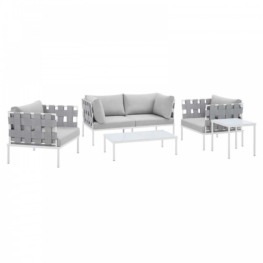 Harmony 5-Piece Sunbrella® Outdoor Patio Aluminum Furniture Set Harmony 5-Piece Sunbrella® Outdoor Patio Aluminum Furniture Set