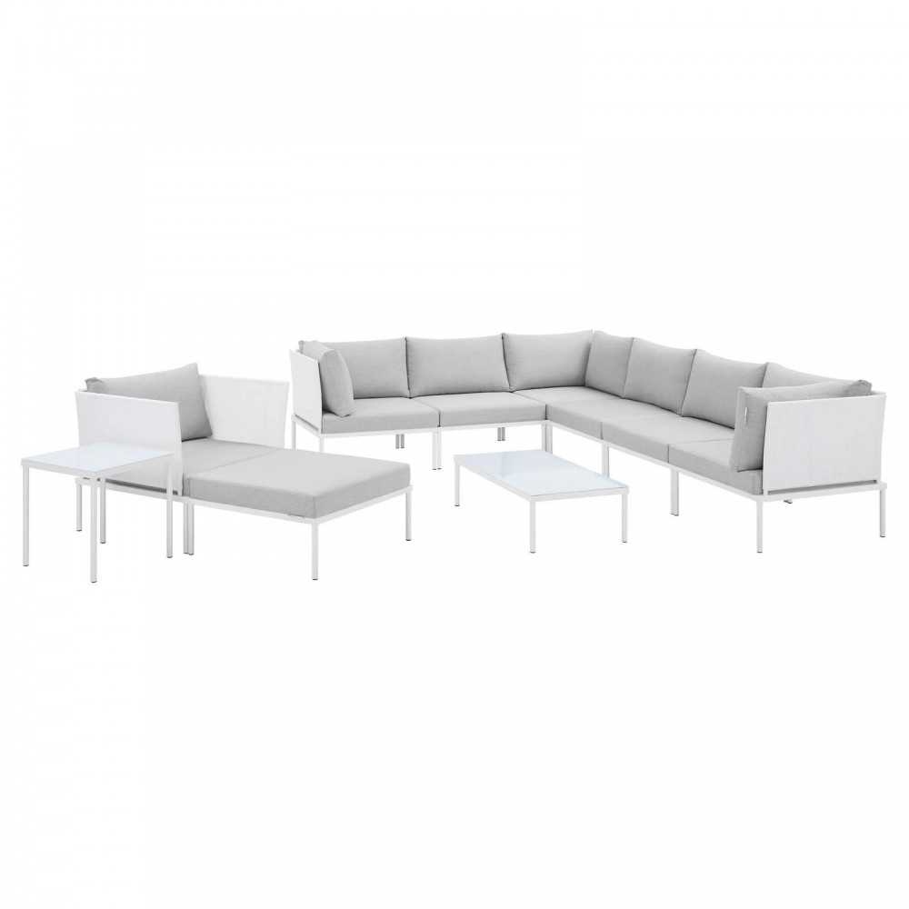Harmony 10-Piece Sunbrella® Outdoor Patio Aluminum Sectional Sofa Set Harmony 10-Piece Sunbrella® Outdoor Patio Aluminum Sectional Sofa Set