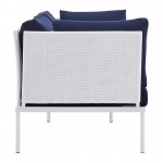 Harmony Sunbrella® Outdoor Patio Aluminum Loveseat