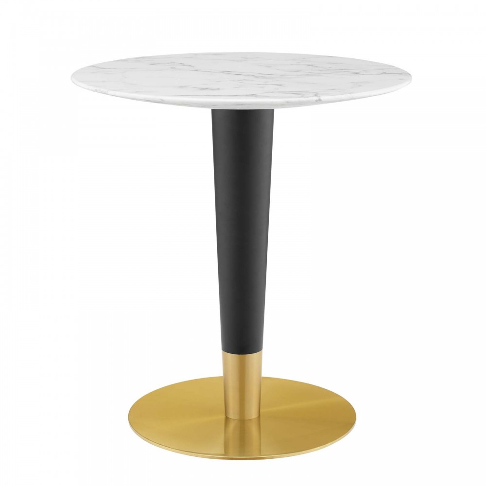 Zinque 28" Artificial Marble Dining Table Zinque 28" Artificial Marble Dining Table
