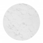 Zinque 28" Artificial Marble Dining Table