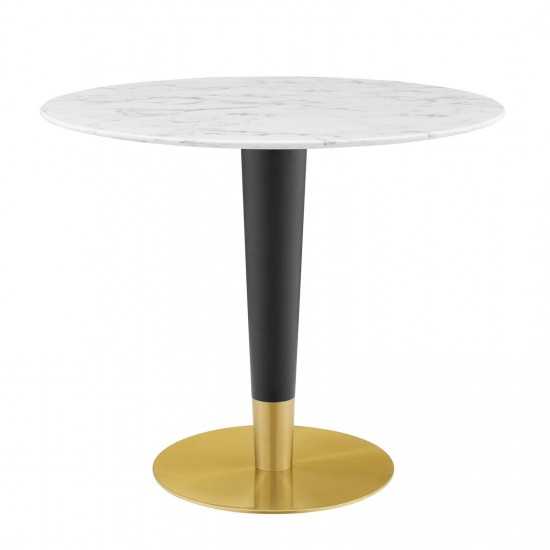 Zinque 36" Artificial Marble Dining Table