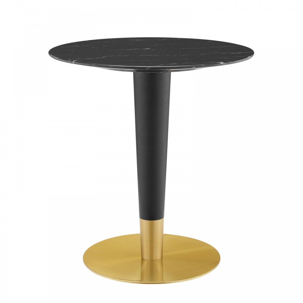 Zinque 28" Artificial Marble Dining Table Zinque 28" Artificial Marble Dining Table