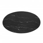 Zinque 48" Oval Artificial Marble Dining Table