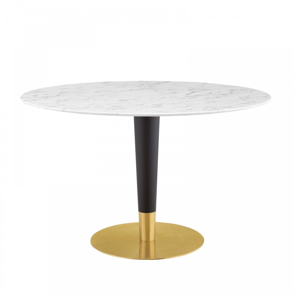 Zinque 47" Artificial Marble Dining Table