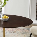 Lippa 48" Oval Wood Dining Table