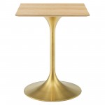 Lippa 24" Square Wood Dining Table