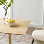 Lippa 24" Square Wood Dining Table