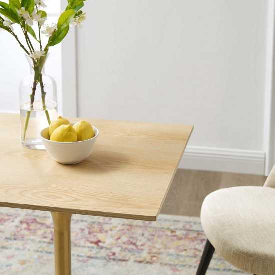 Lippa 24" Square Wood Dining Table