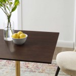 Lippa 28" Square Wood Dining Table