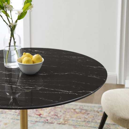 Lippa 36" Artificial Marble Dining Table