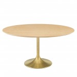 Lippa 60" Wood Dining Table