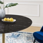 Lippa 47" Artificial Marble Dining Table