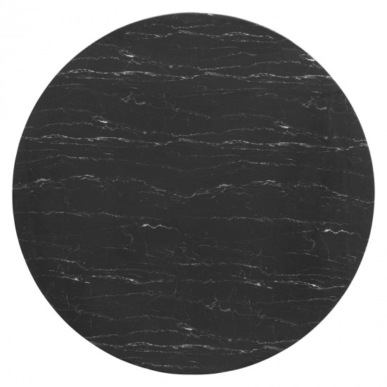 Lippa 60" Artificial Marble Dining Table
