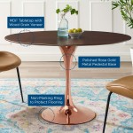 Lippa 47" Oval Wood Dining Table