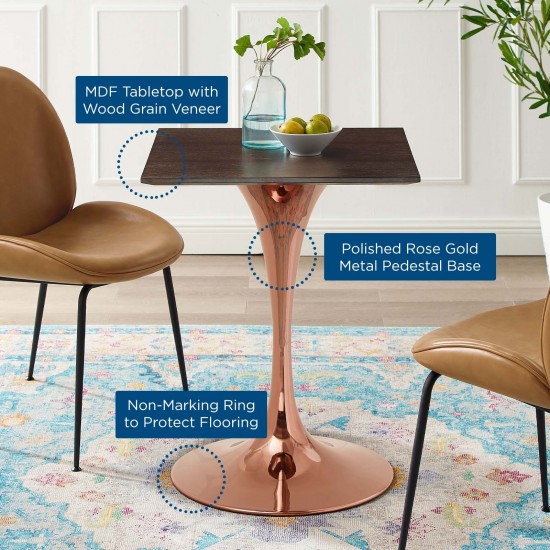 Lippa 24" Square Wood Dining Table
