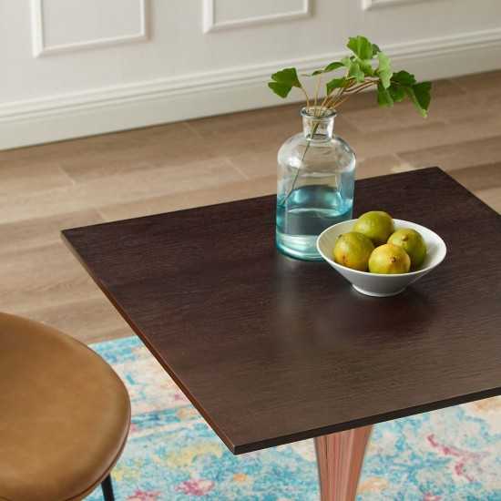 Lippa 24" Square Wood Dining Table