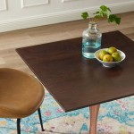 Lippa 28" Square Wood Dining Table