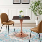 Lippa 28" Square Wood Dining Table