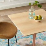Lippa 28" Square Wood Dining Table