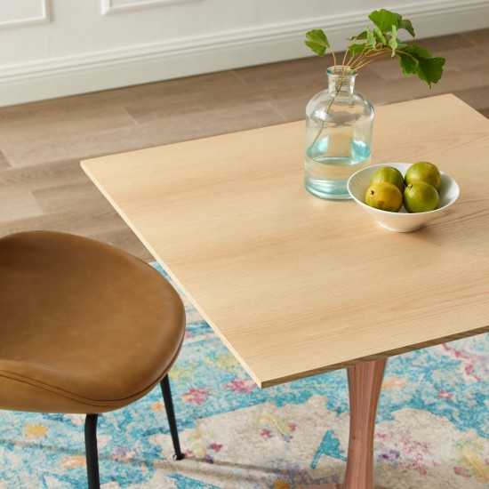 Lippa 28" Square Wood Dining Table