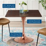 Lippa 36" Square Wood Dining Table