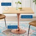 Lippa 36" Square Wood Dining Table