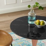 Lippa 28" Artificial Marble Dining Table