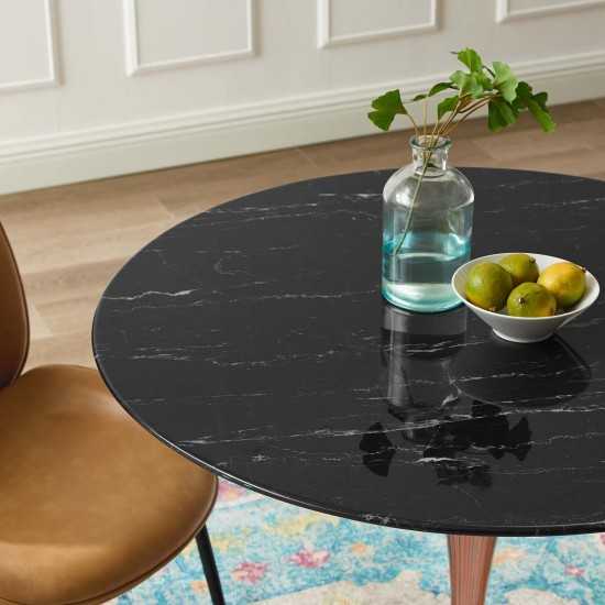 Lippa 36" Artificial Marble Dining Table