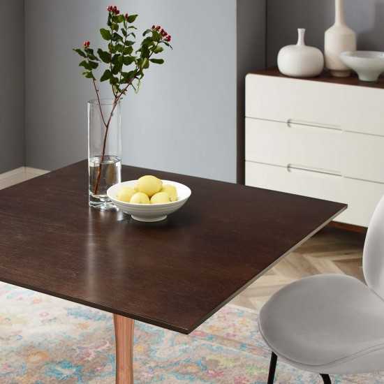 Lippa 40" Square Wood Dining Table