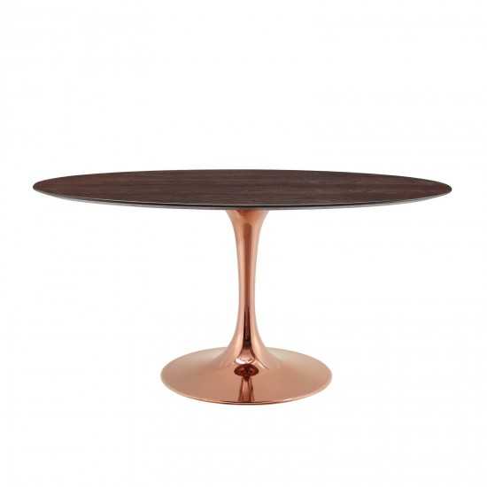 Lippa 60" Oval Wood Dining Table